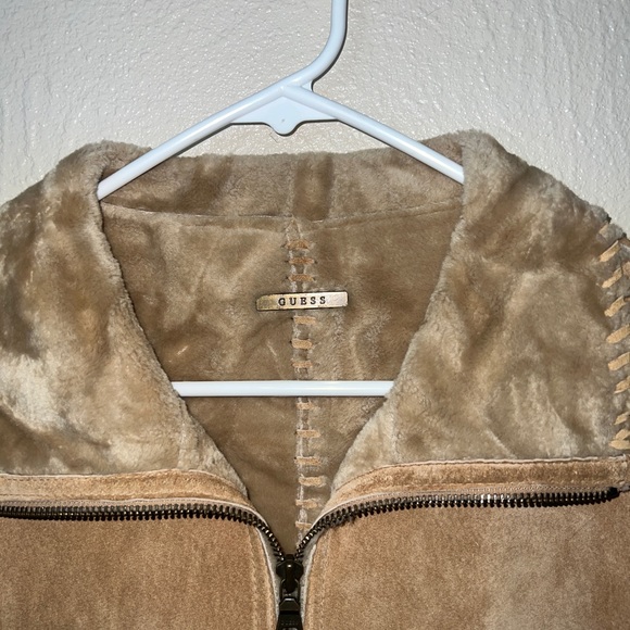 Tan leather jacket - Picture 2 of 6